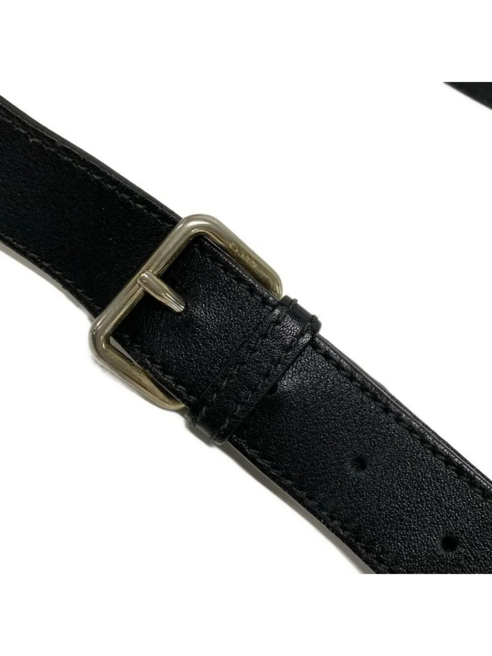 Gucci Shoulder Bag Guccissima Line Black Leather